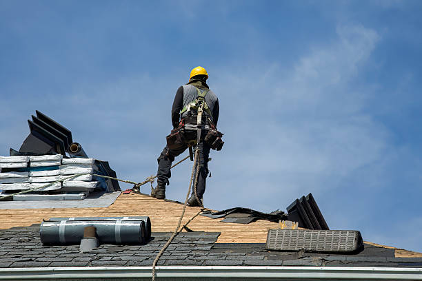 Professional Roof Replacement technician working in Azalea, OR